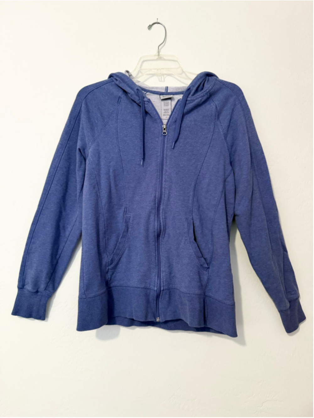 Women's Champion C9 Zip-Up Hoodie Jacket Blue Size L